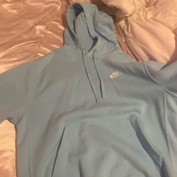 Nike Sweaters - Nike Light Blue Hoodie